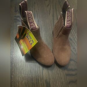 Kids Half Western Boot Botin Size 8 (15) Nee